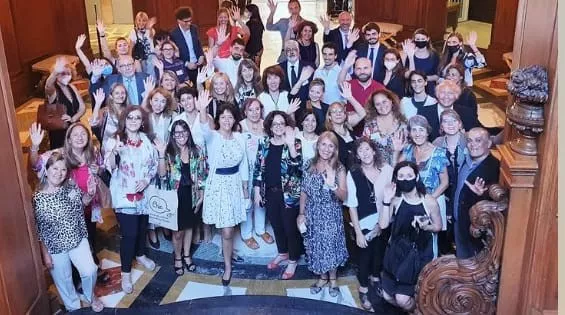 PRESIDENTES Y DIRECTORES DE TODO EL PAÍS JUNTO A LAS AUTORIDADES FRANCESAS