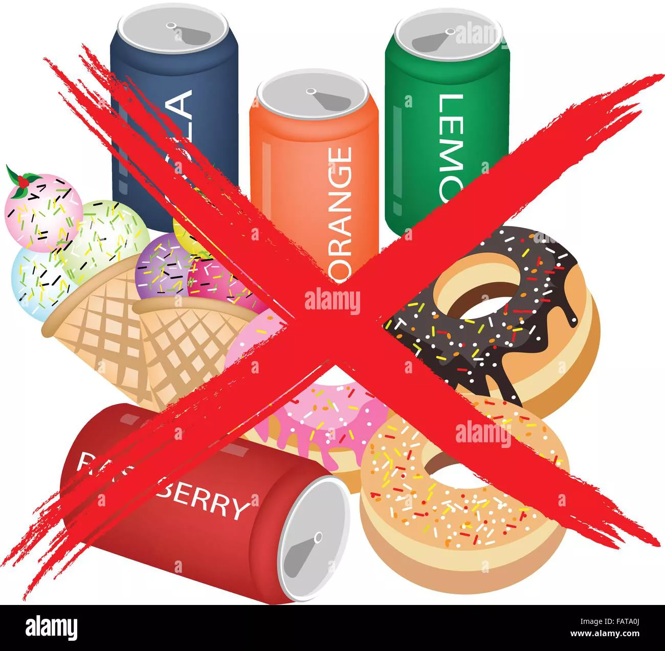 no-hay-comida-rapida-una-ilustracion-de-prohibido-o-signo-de-prohibicion-en-diferentes-tipos-de-alimentos-dulces-bebidas-gaseosas-donuts-y-hielo-crea-fata0j