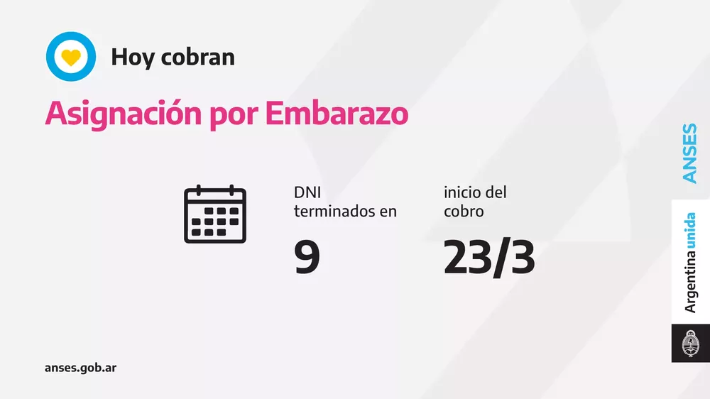 CALENDARIO 23.03.22 - EMBARAZO
