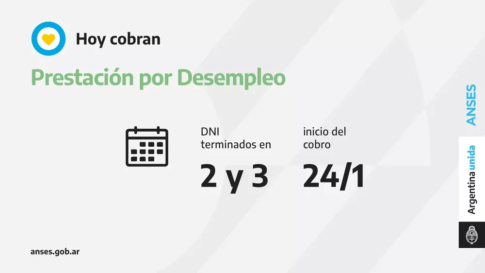 CALENDARIO 24.01.22 - DESEMPLEO