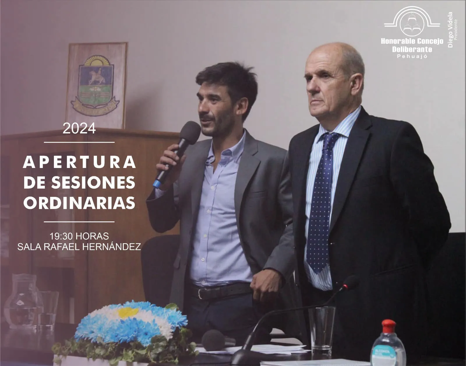 Apertura de Sesiones Ordinarias del HCD Pehuajó en Vivo.