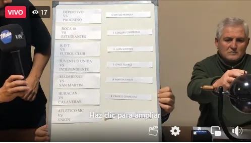 sorteo de arbitros