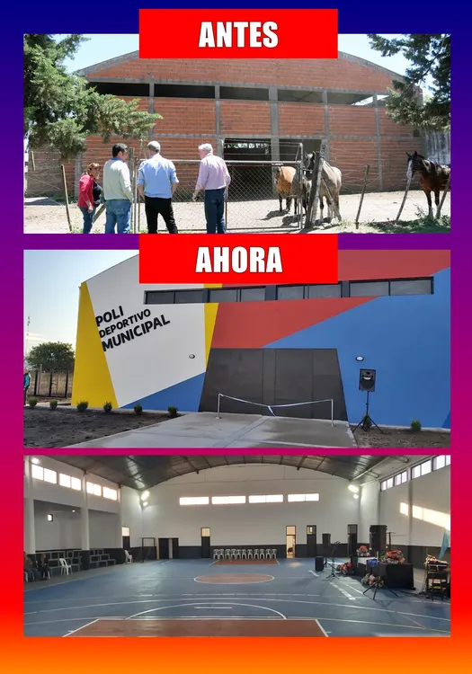 POLIDEPORTIVO ANTES DESPUES