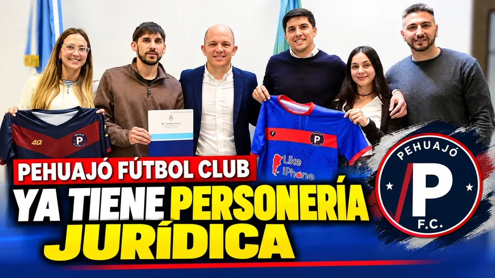 Pehuajó Fútbol Club ya tiene personería jurídica