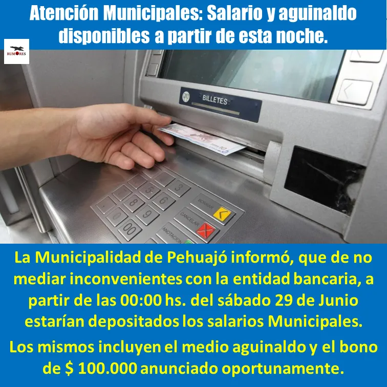 salarios municipales