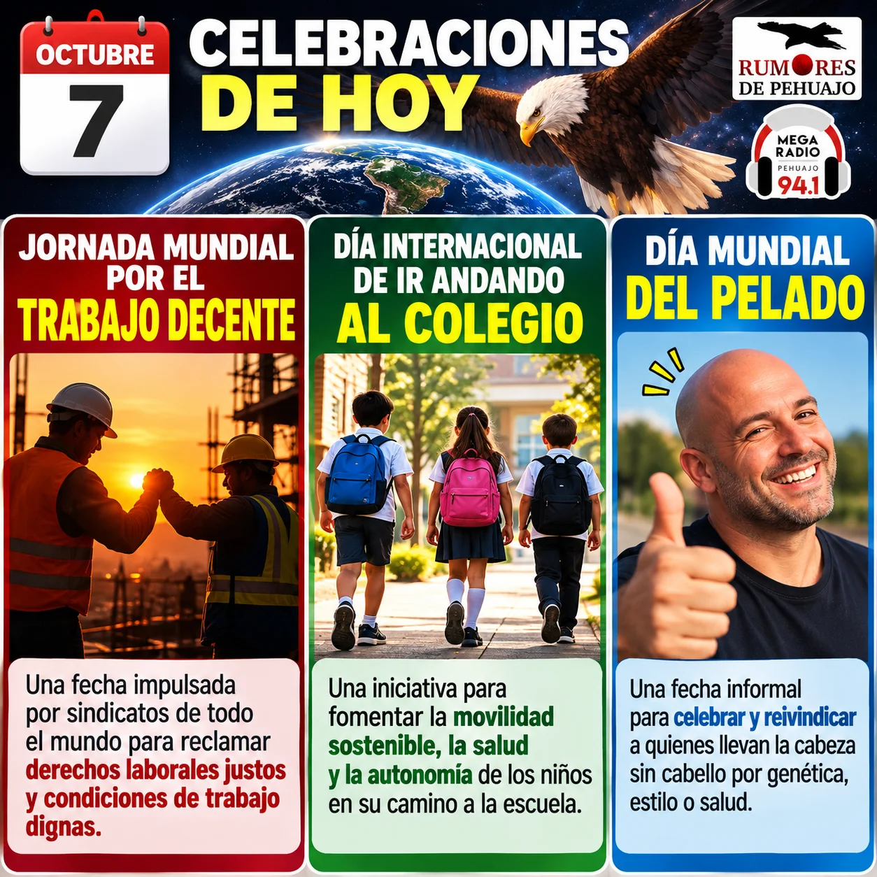 Celebraciones de hoy_ 7 de octubre