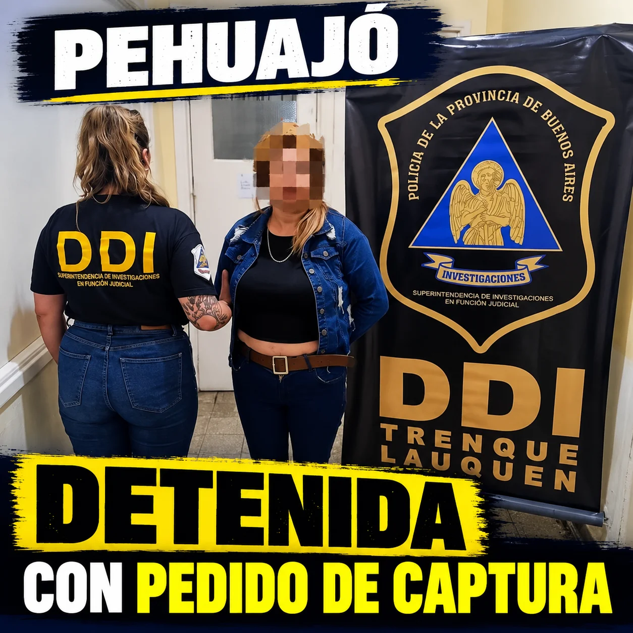 Detenida con pedido de captura