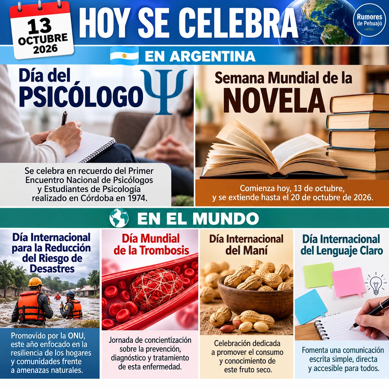 Celebraciones del 13 de octubre 2026