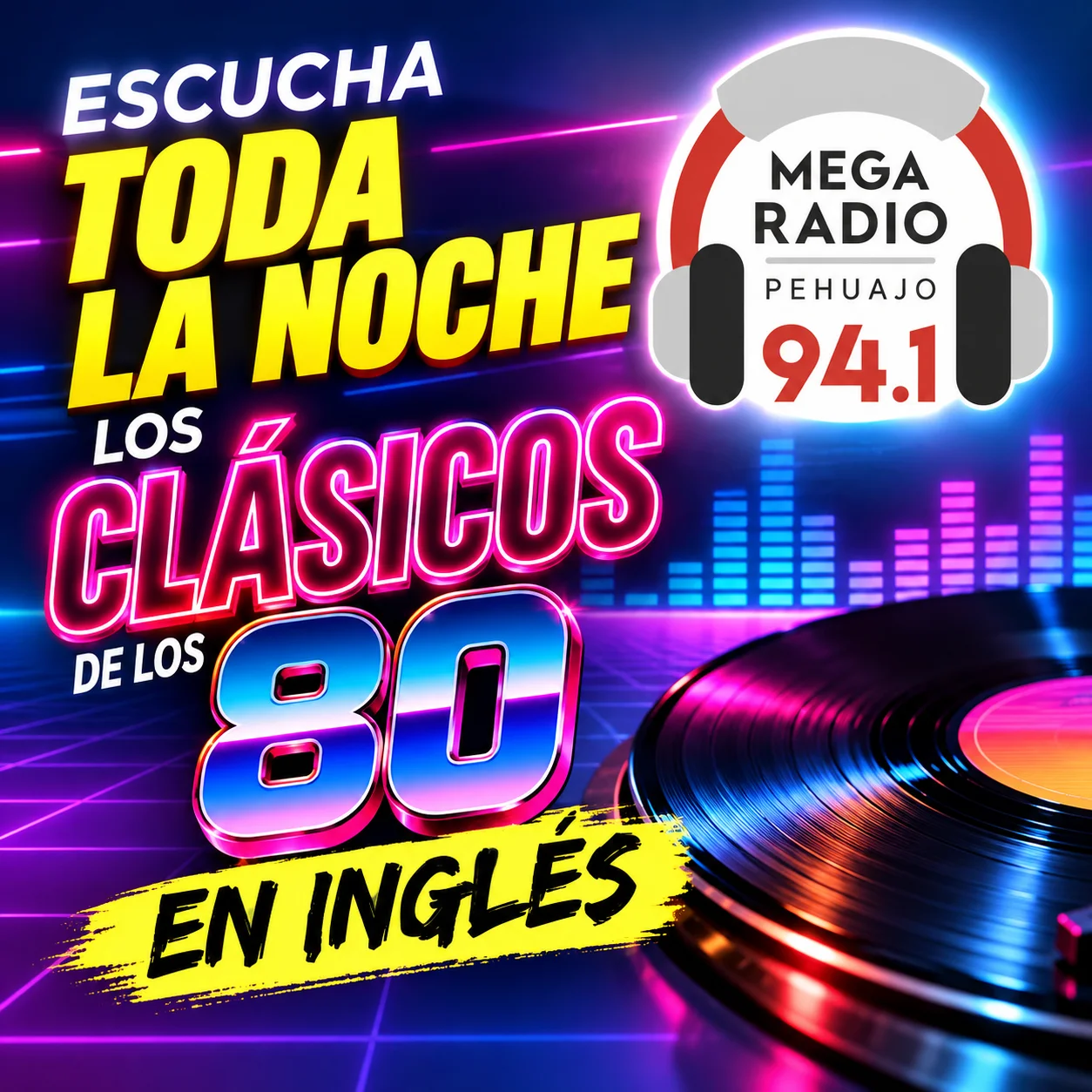 Clásicos ochenteros toda la noche