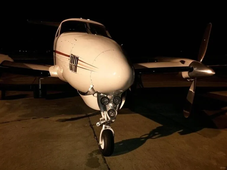 El avión King Air prestado por Federico Fred Machado a José Luis Espert con el que el candidato recorrió el país según fuentes que participaron de la campaña electoral del Frente Despertar en 2019