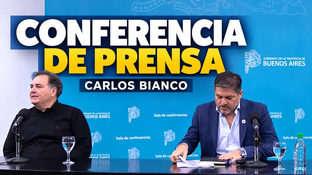 Conferencia de Prensa con Carlos Bianco