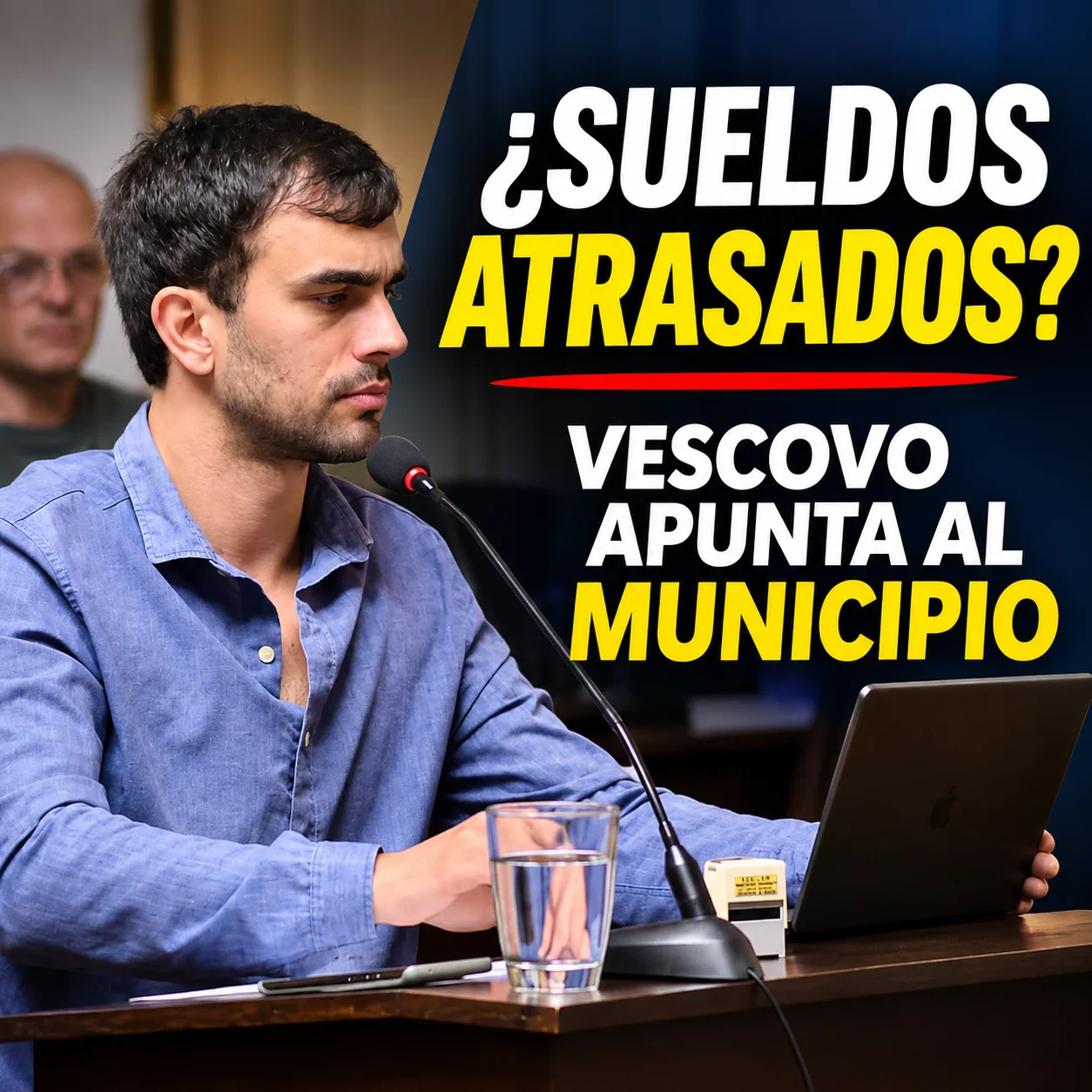 Sueldos atrasados en el municipio