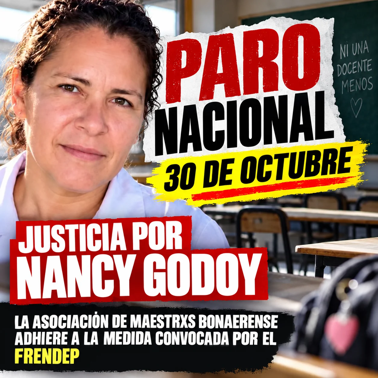 Paro Nacional Docente_ Justicia por Nancy Godoy