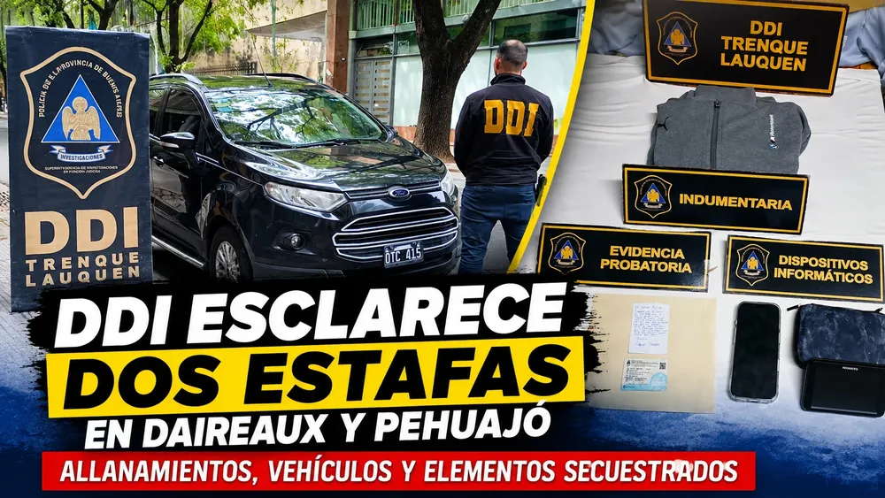 DDI esclarece dos estafas
