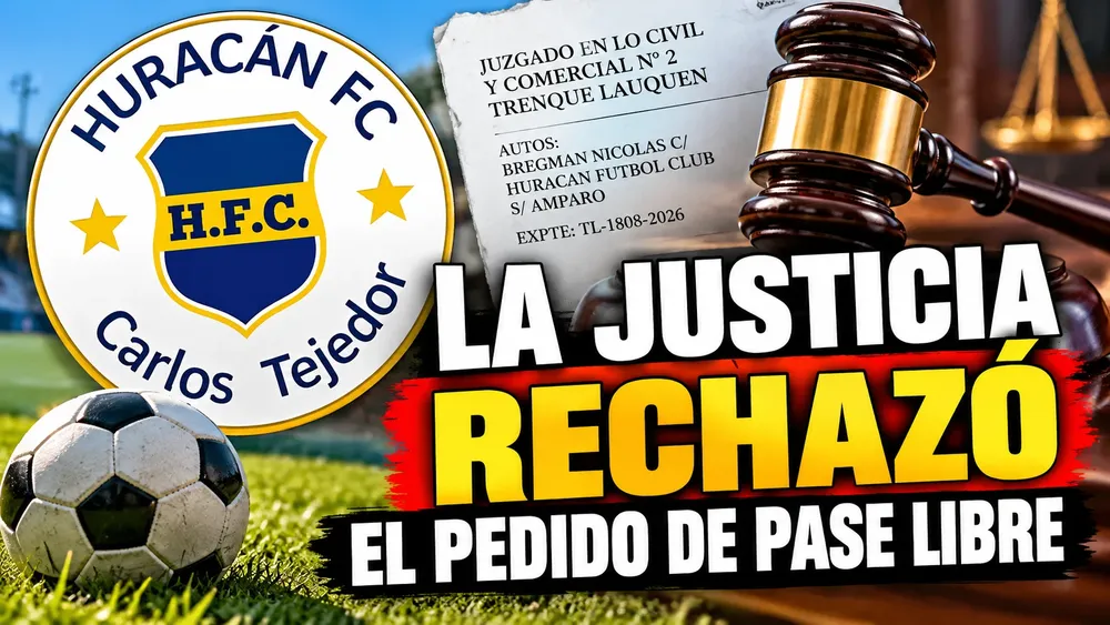 Justicia rechaza el pase libre del Huracán