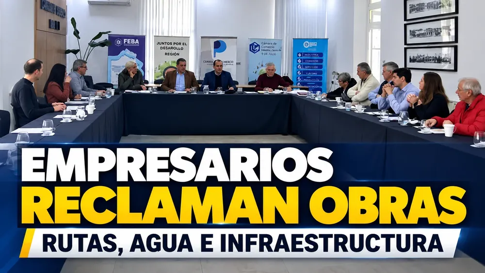 Empresarios reclaman obras regionales