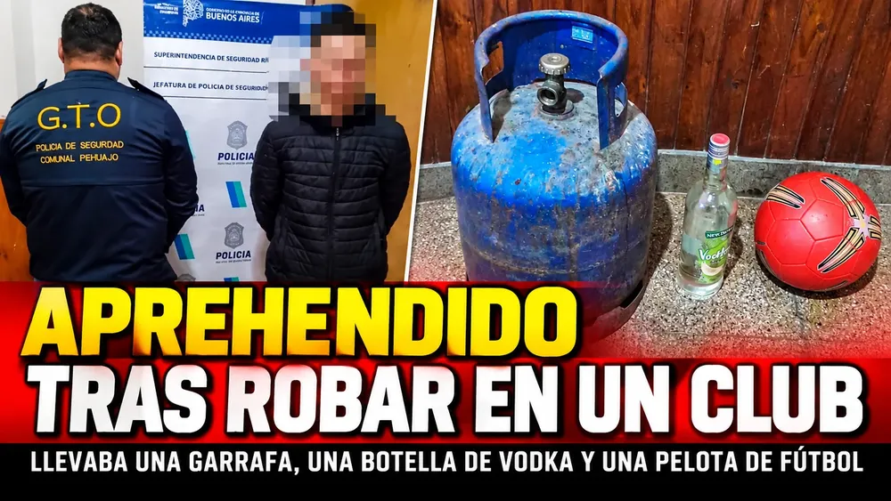 Detenido tras robar en un club