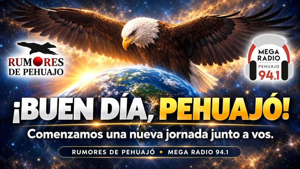 ¡Buen día, Pehuajó! desde el espacio