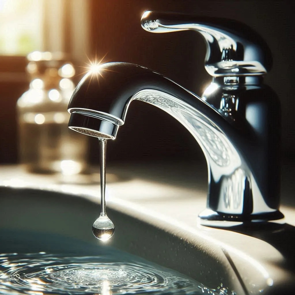 canilla donde sale una gota de agua (1)