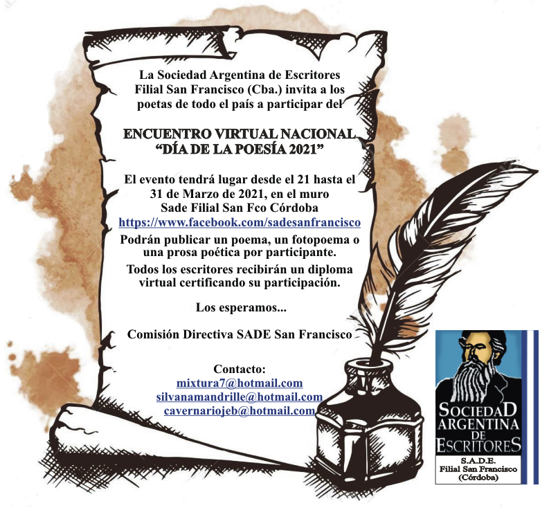 DÍA DE LA POESÍA 2021 (Invitación)