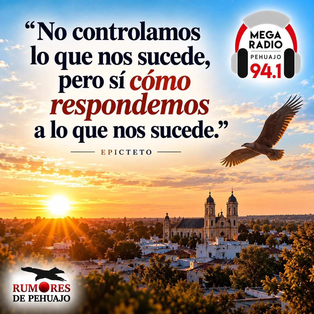 Amanecer sobre Pehuajó con inspiración