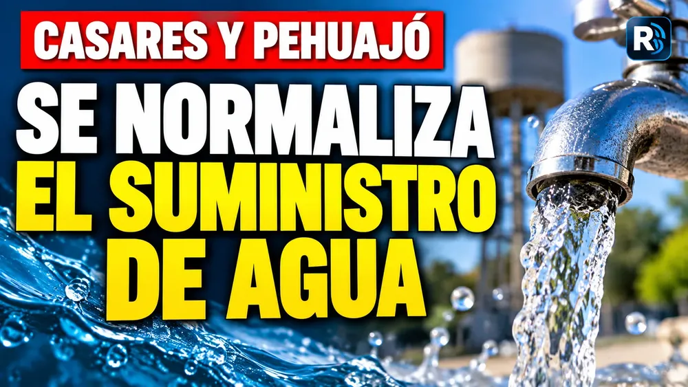 Se normaliza el suministro de agua